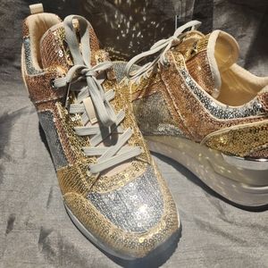MICHAEL KORS• Georgie Trainer Sequins• 6M